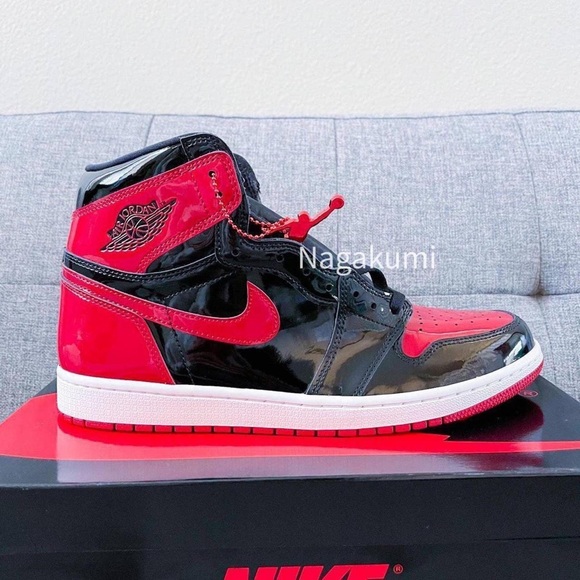 ❤️🖤🤍 Nike Air Jordan 1 retro High OG bred shoes 6Y 6.5Y - Picture 4 of 4